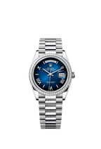 Rolex Platinum Day-Date - 36mm - Blue ombré - President