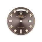 Rolex Yellow Gold Day-Date - 36mm - Dark grey Diamond Dial - President