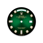 Rolex Yellow Gold Day-Date - 36mm - Green ombré Diamond Dial - President