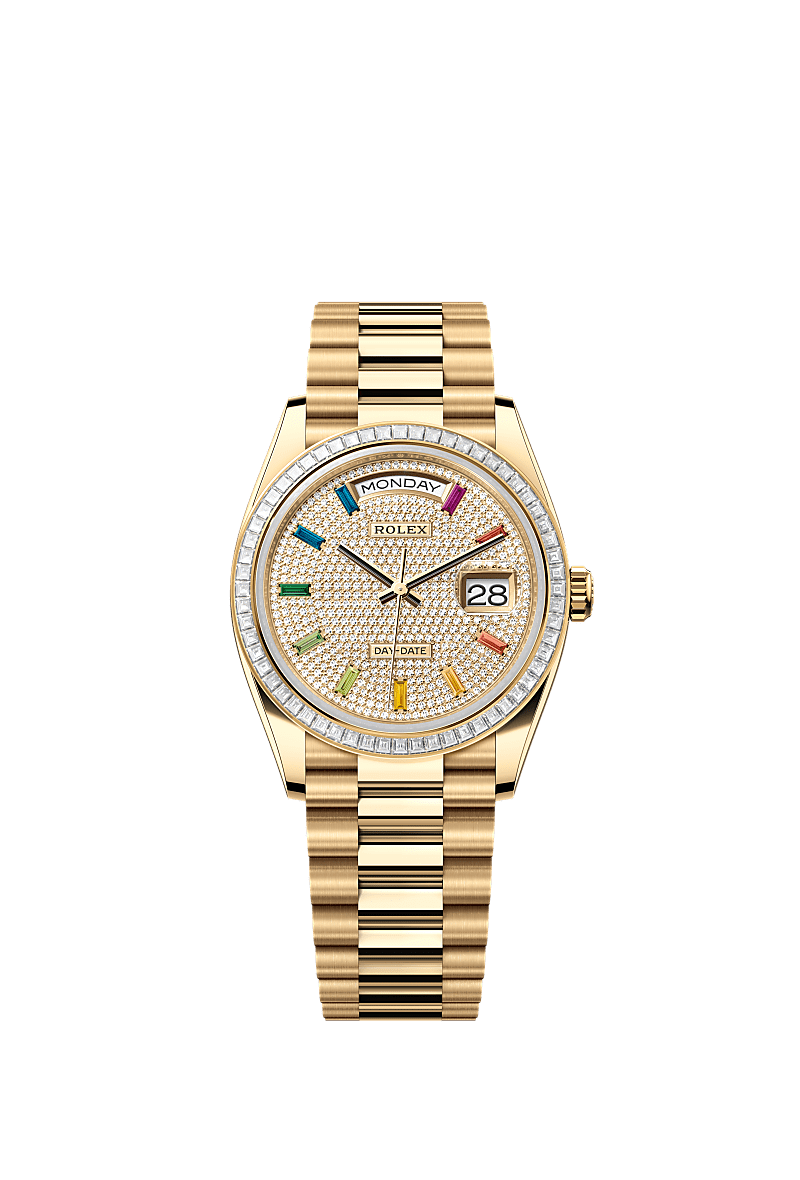 Rolex Yellow Gold Day-Date - 36mm - Diamond-paved - President