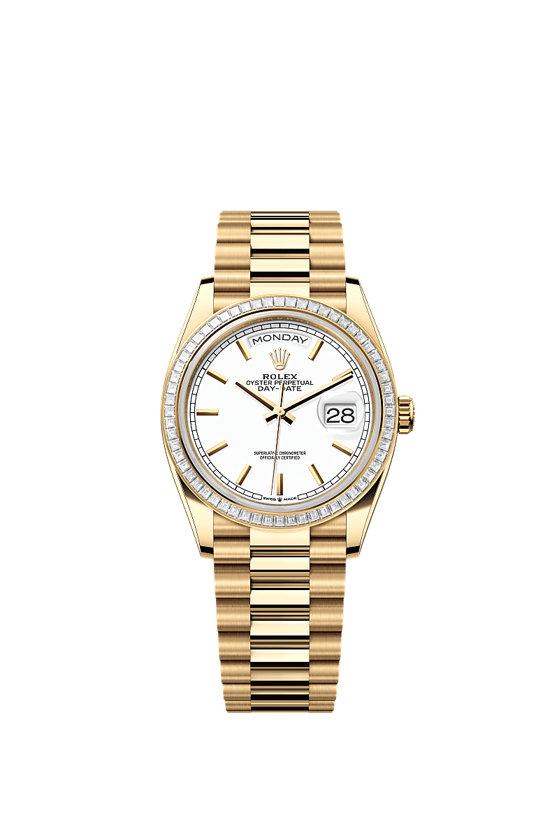 Rolex Yellow Gold Day-Date - 36mm - White - President