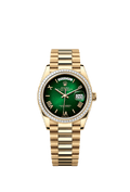 Rolex Yellow Gold Day-Date - 36mm - Green ombré - President