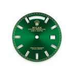 Rolex Yellow Gold Day-Date - 36mm - Bright green Diamond Dial - President