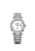 Rolex White Gold Day-Date - 36mm - White - President
