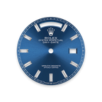 Rolex White Gold Day-Date - 36mm - Bright blue Diamond Dial - President