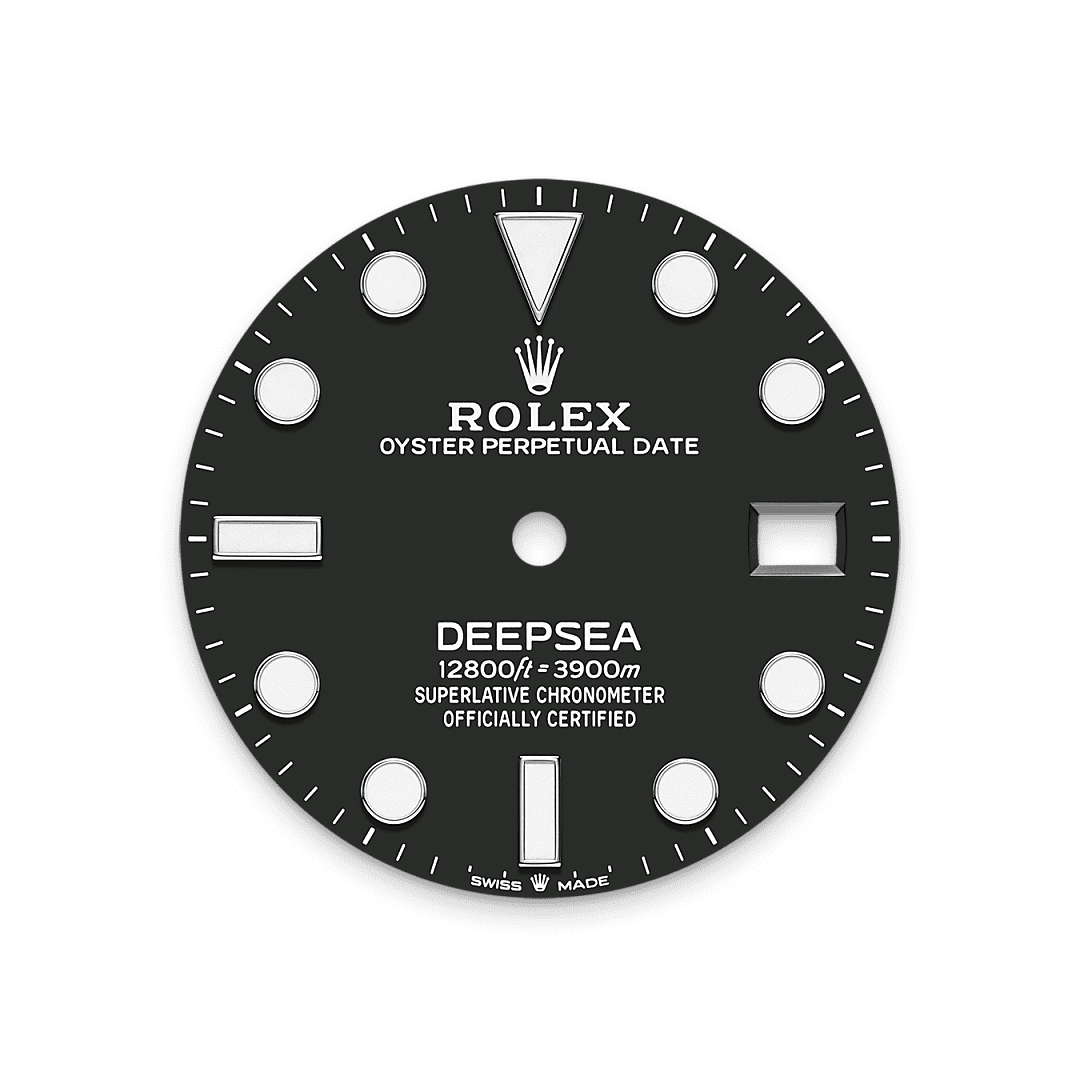 Rolex Stainless Steel Sea-Dweller - 44 mm - Intense black