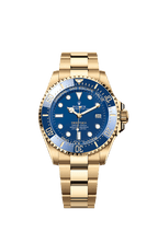 Rolex Yellow Gold Sea-Dweller - 44 mm - Blue