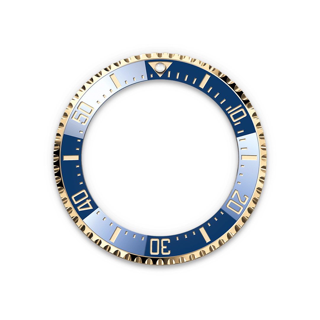 Rolex Yellow Gold Sea-Dweller - 44 mm - Blue