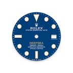 Rolex Yellow Gold Sea-Dweller - 44 mm - Blue