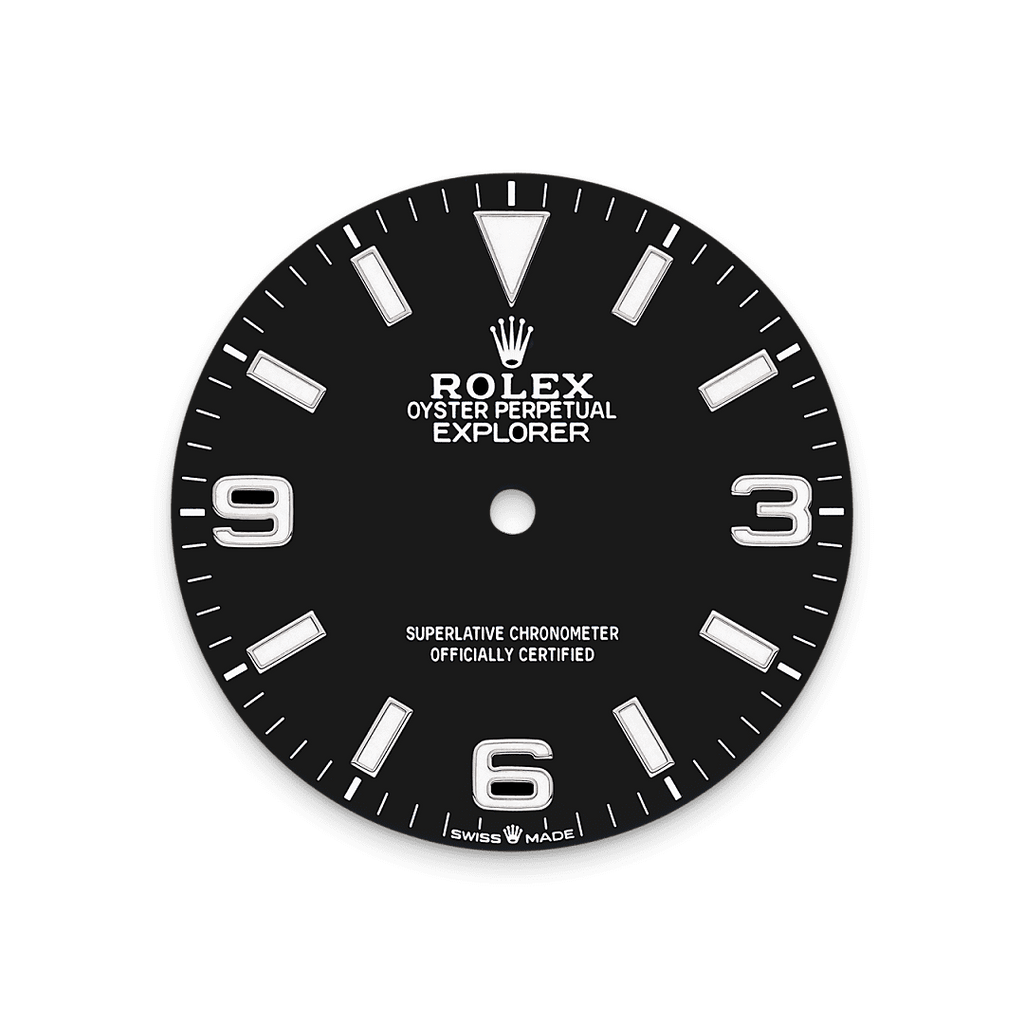 Rolex Stainless Steel Explorer - 40mm - Black