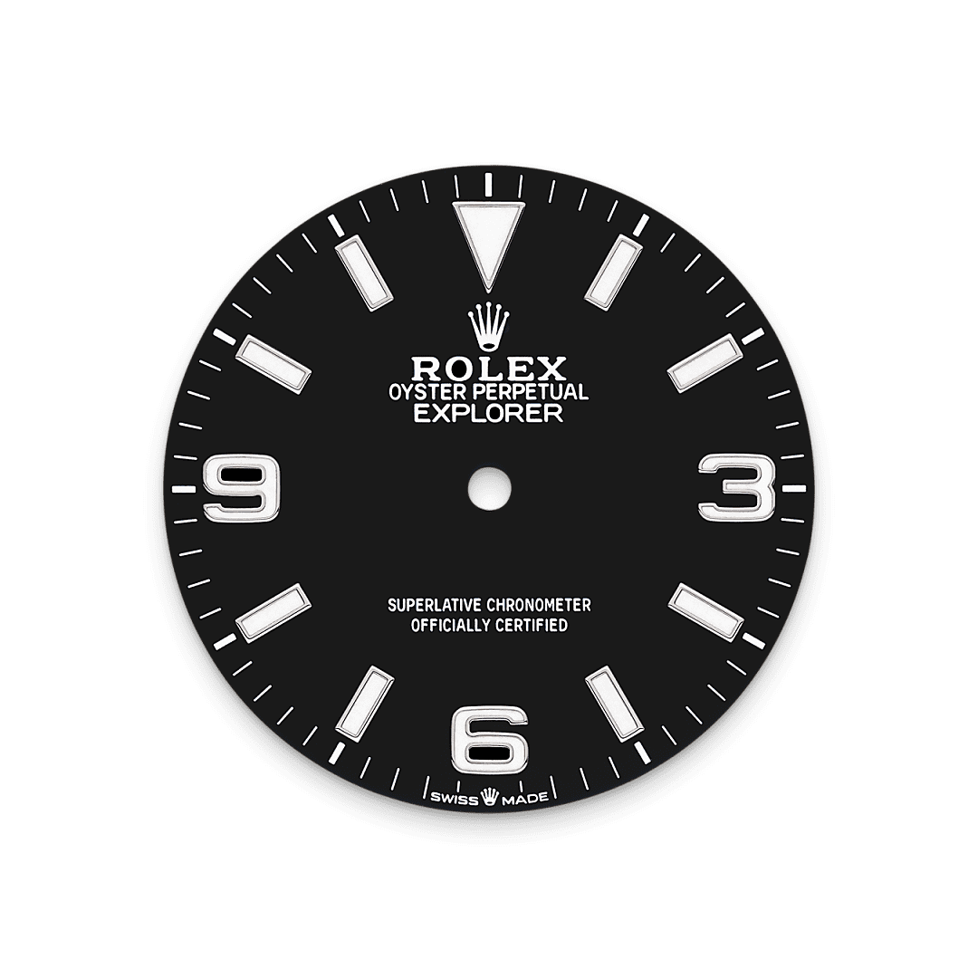 Rolex Stainless Steel Explorer - 40mm - Black