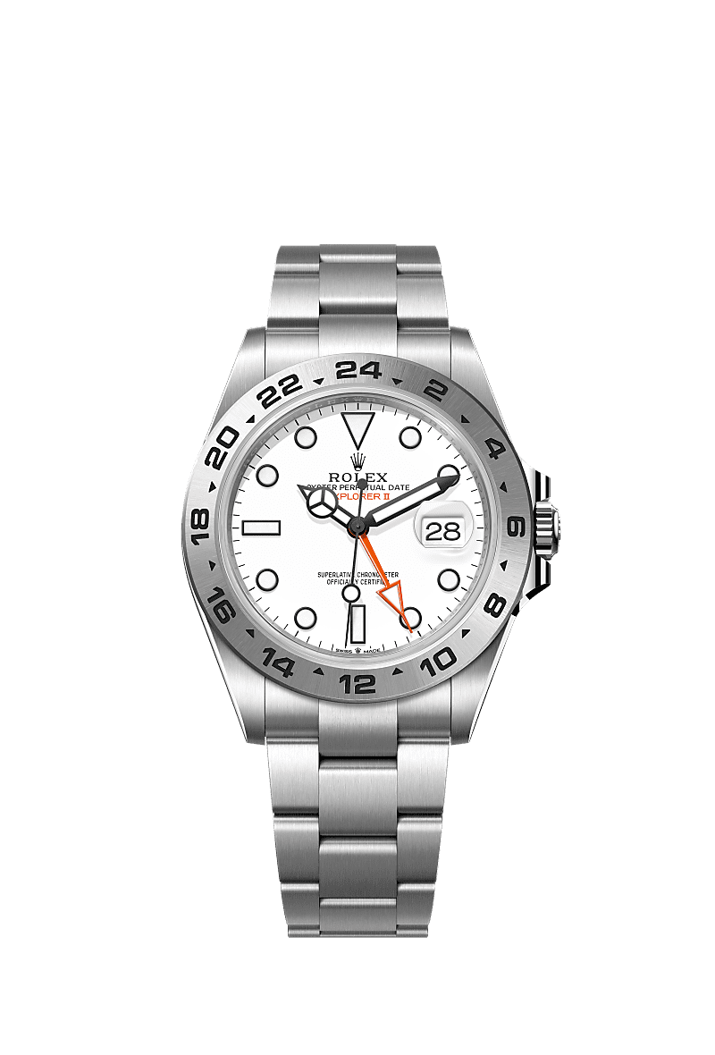 Rolex Stainless Steel Explorer - 42mm - White