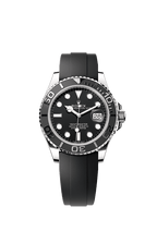 Rolex White Gold Yacht-Master - 42mm - Black