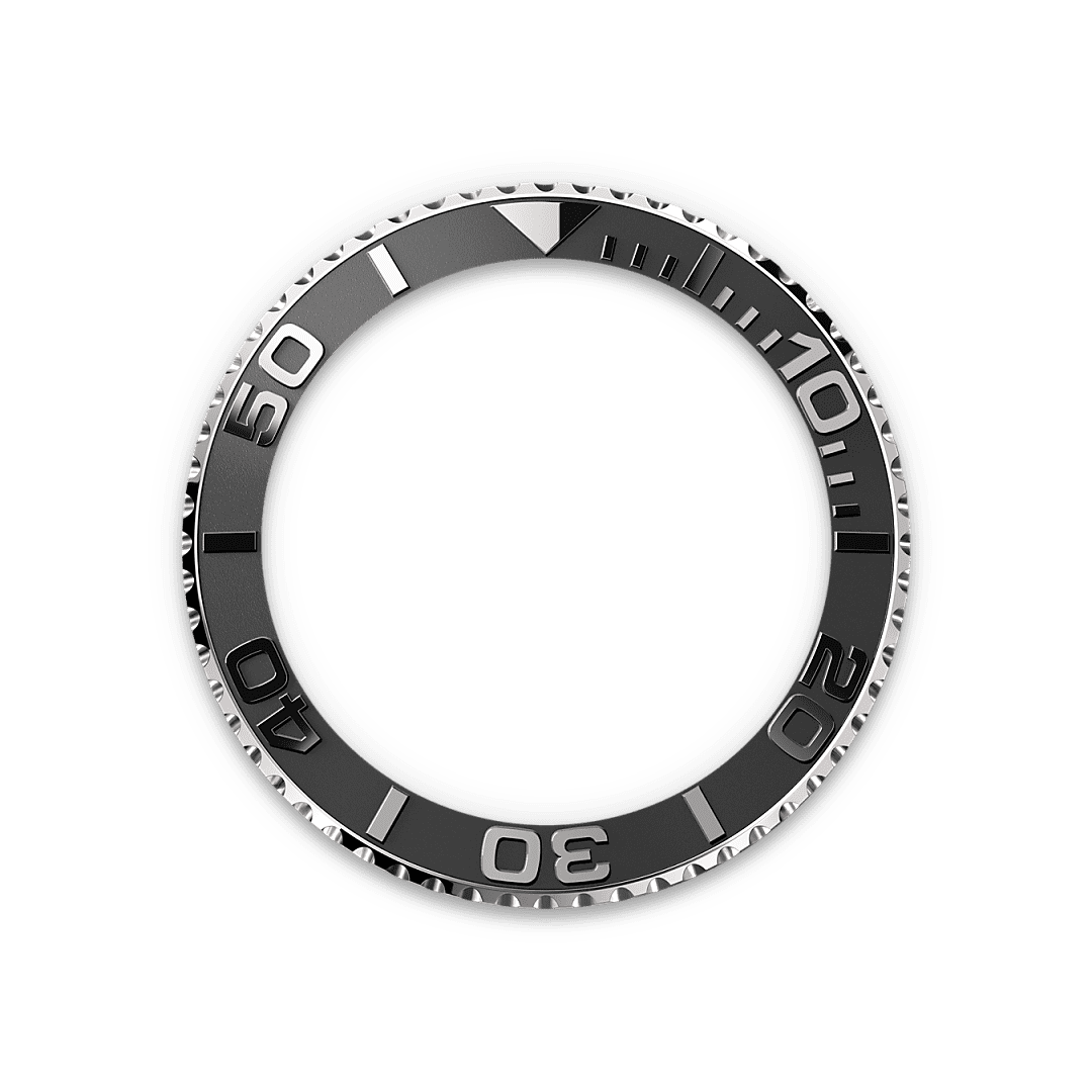 Rolex White Gold Yacht-Master - 42mm - Black