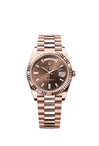 Rolex Rose Gold Day-Date - 40mm - Chocolate Diamond Dial - President