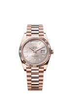 Rolex Rose Gold Day-Date - 40mm - Sundust Diamond Dial - President