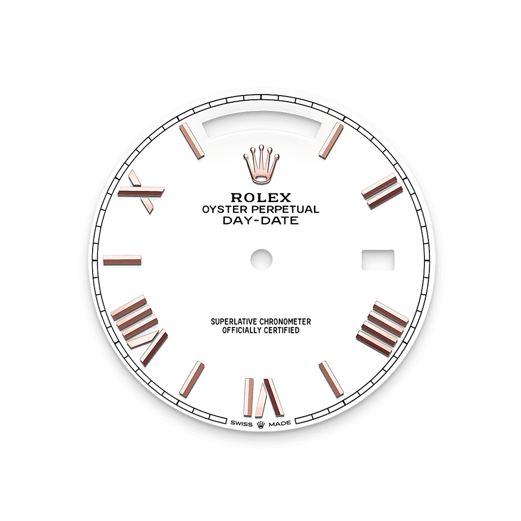 Rolex Rose Gold Day-Date - 40mm - White - President