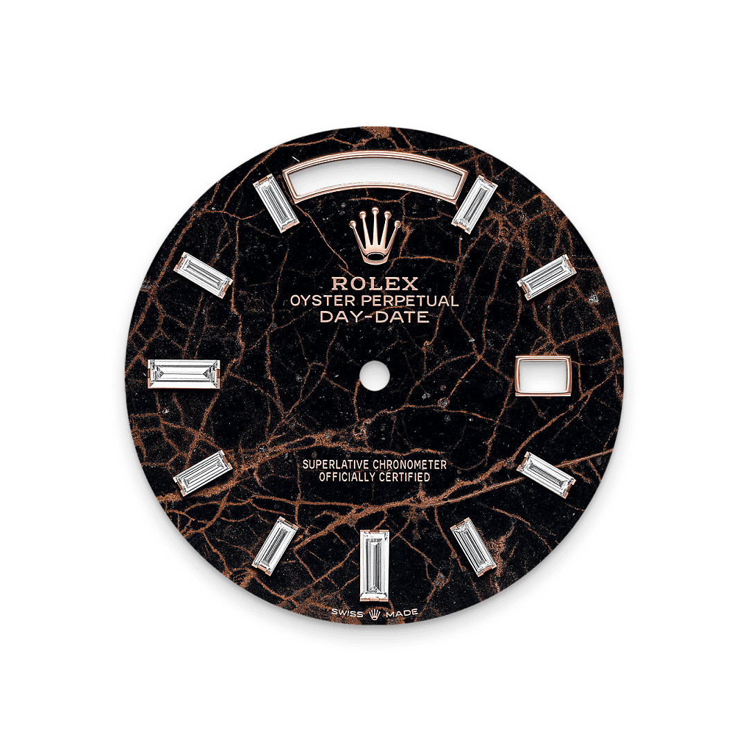 Rolex Rose Gold Day-Date - 40mm - Eisenkiesel Diamond Dial - President