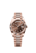 Rolex Rose Gold Day-Date - 40mm - Chocolate - President