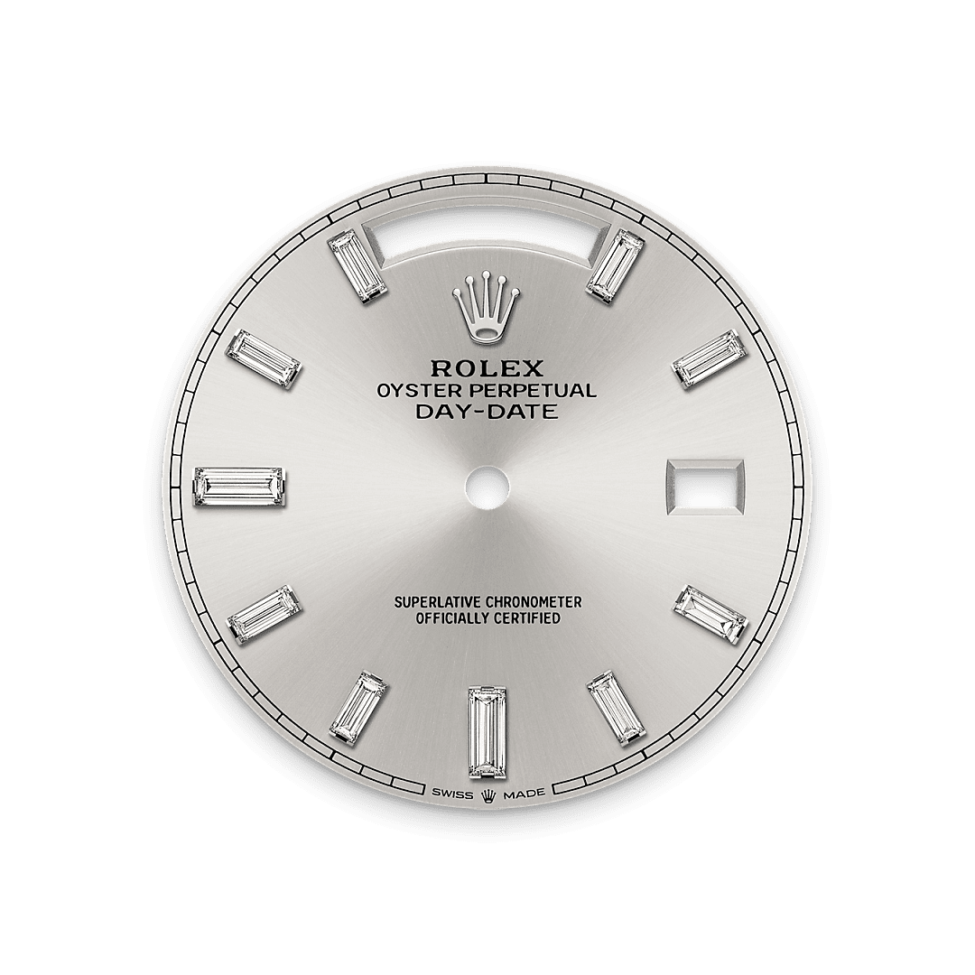 Rolex Platinum Day-Date - 40mm - Silver Diamond Dial - President