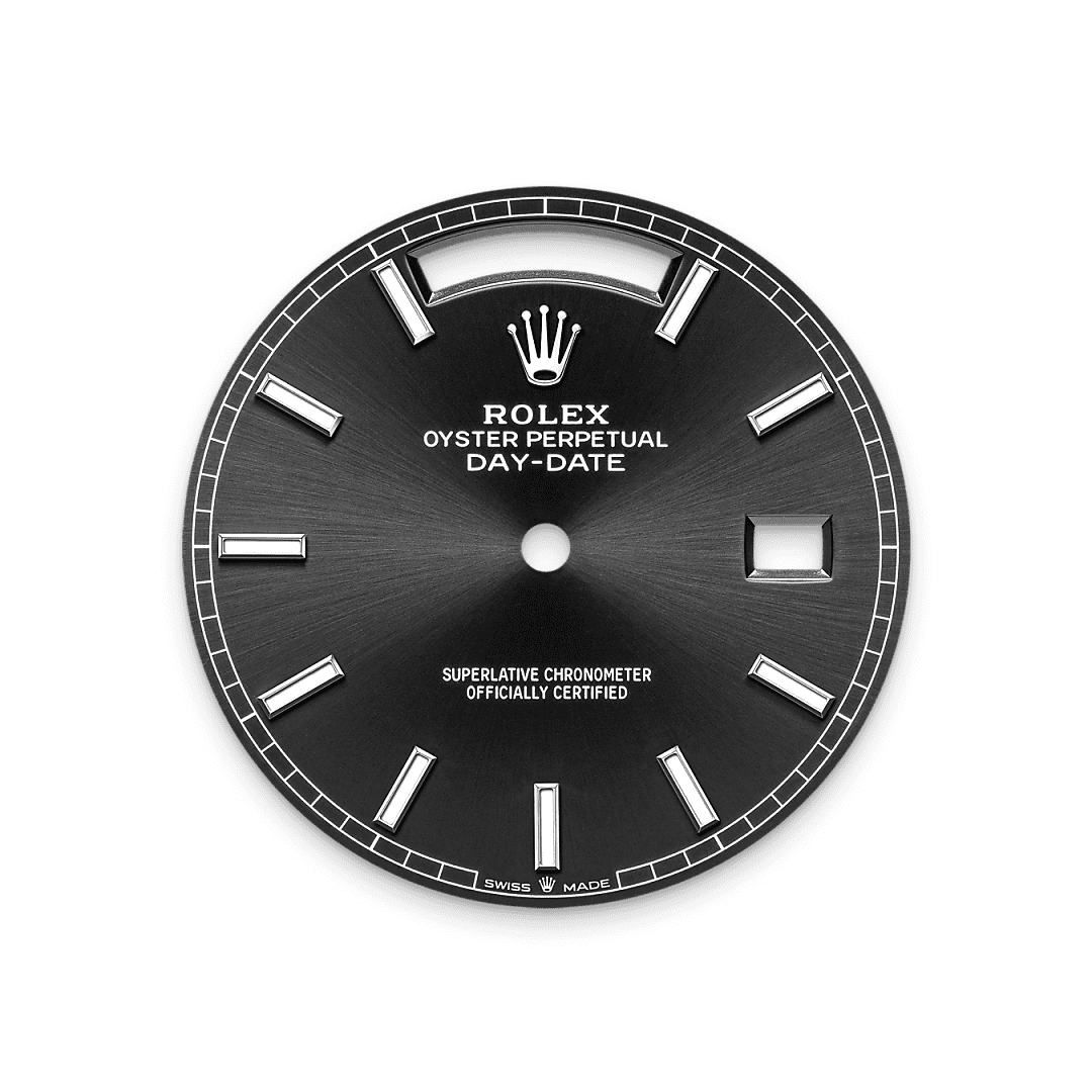 Rolex Platinum Day-Date - 40mm - Bright black - President