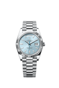 Rolex Platinum Day-Date - 40mm - Ice blue Diamond Dial - President