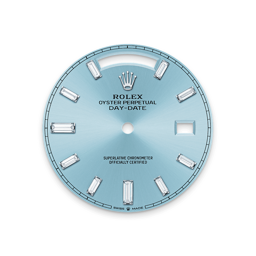 Rolex Platinum Day-Date - 40mm - Ice blue Diamond Dial - President