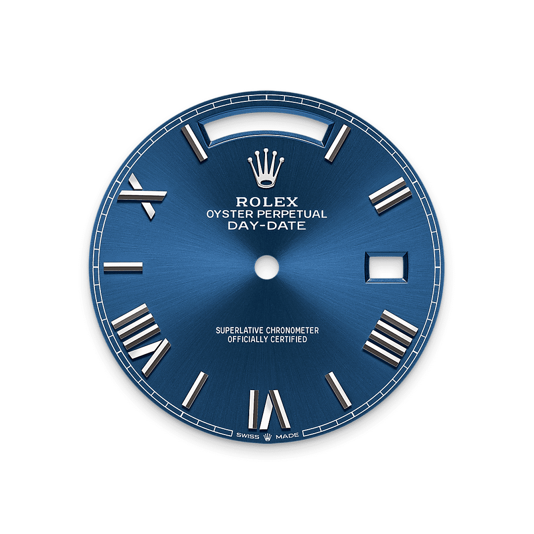 Rolex Platinum Day-Date - 40mm - Bright blue - President