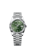 Rolex Platinum Day-Date - 40mm - Olive green - President