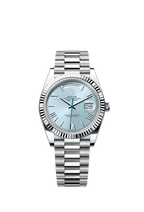 Rolex Platinum Day-Date - 40mm - Ice blue - President