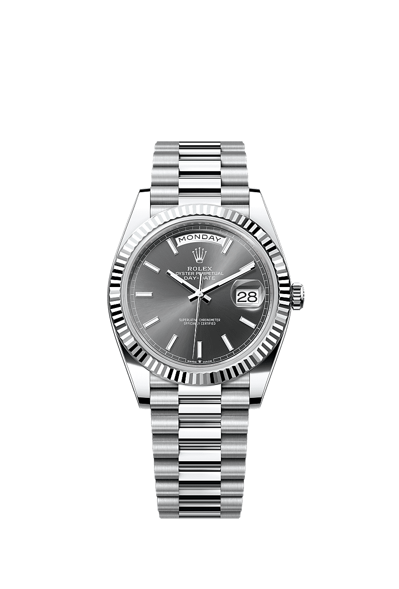 Rolex Platinum Day-Date - 40mm - Slate - President