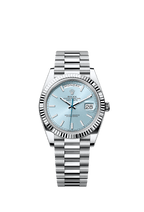 Rolex Platinum Day-Date - 40mm - Ice blue - President