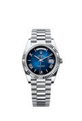 Rolex Platinum Day-Date - 40mm - Blue ombré - President