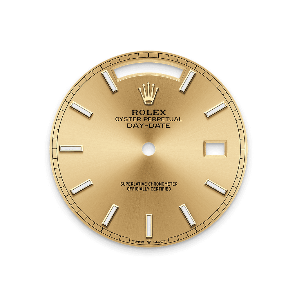 Rolex Yellow Gold Day-Date - 40mm - Champagne-colour - President