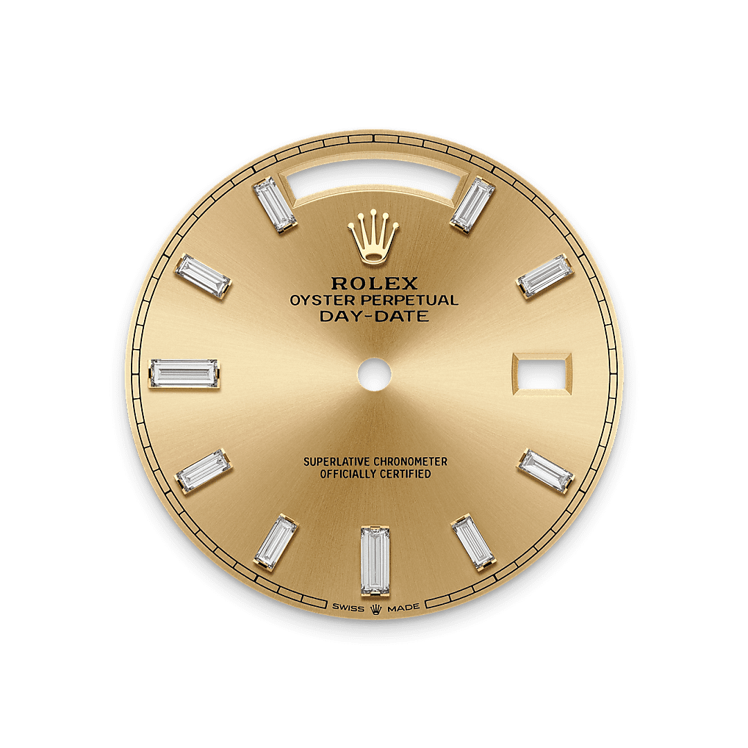 Rolex Yellow Gold Day-Date - 40mm - Champagne-colour Diamond Dial - President