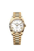 Rolex Yellow Gold Day-Date - 40mm - White - President