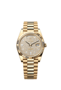 Rolex Yellow Gold Day-Date - 40mm - Diamond-paved - President