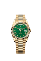 Rolex Yellow Gold Day-Date - 40mm - Green - President