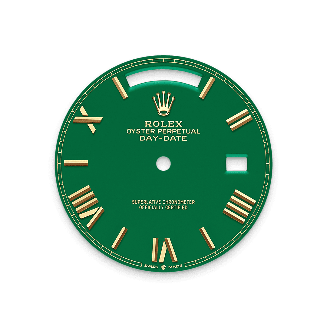 Rolex Yellow Gold Day-Date - 40mm - Green - President