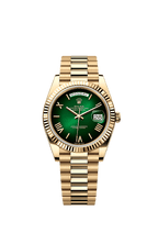 Rolex Yellow Gold Day-Date - 40mm - Green ombré - President