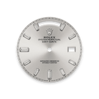 Rolex White Gold Day-Date - 40mm - Silver Diamond Dial - President