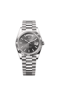 Rolex White Gold Day-Date - 40mm - Slate - President
