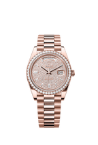 Rolex Rose Gold Day-Date - 40mm - Diamond-paved - President