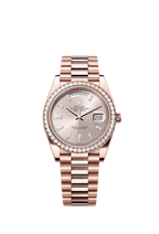 Rolex Rose Gold Day-Date - 40mm - Sundust Diamond Dial - President