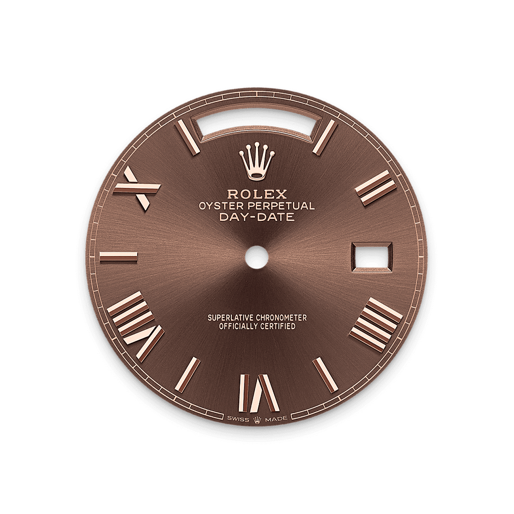 Rolex Rose Gold Day-Date - 40mm - Chocolate - President