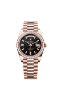 Rolex Rose Gold Day-Date - 40mm - Eisenkiesel Diamond Dial - President