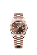 Rolex Rose Gold Day-Date - 40mm - Chocolate - President