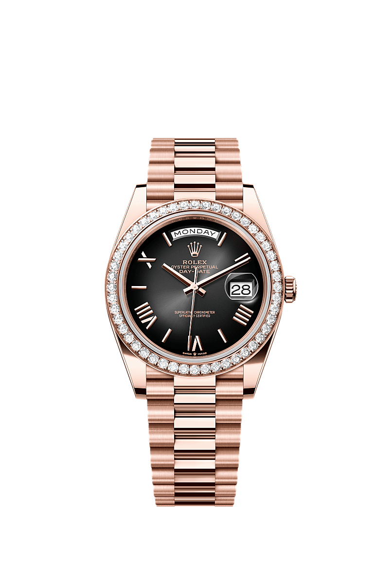 Rolex Rose Gold Day-Date - 40mm - Slate ombré - President