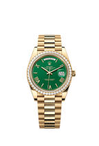 Rolex Yellow Gold Day-Date - 40mm - Green - President