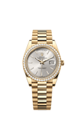 Rolex Yellow Gold Day-Date - 40mm - Silver - President